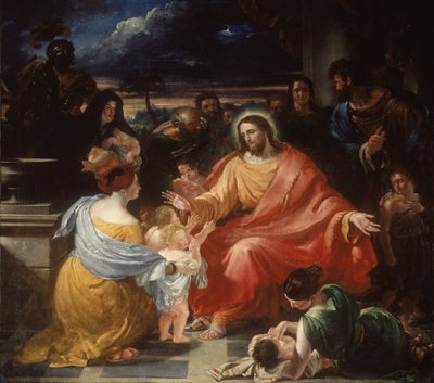 Christus segnet die kleinen Kinder von Benjamin Haydon